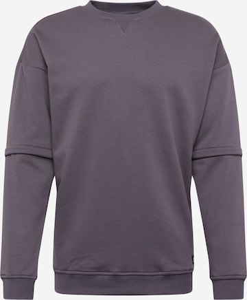 Urban Classics Regular fit Sweatshirt in Grijs: voorkant