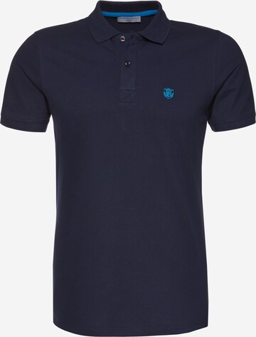 T-Shirt 'SH Daro' SELECTED HOMME en bleu : devant