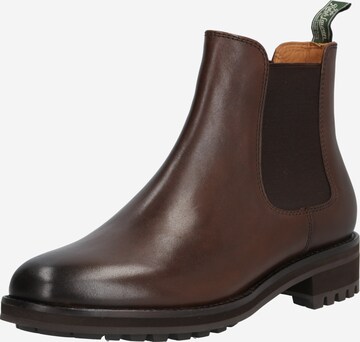 Polo Ralph Lauren - Botas Chelsea 'Bryson' en marrón: frente