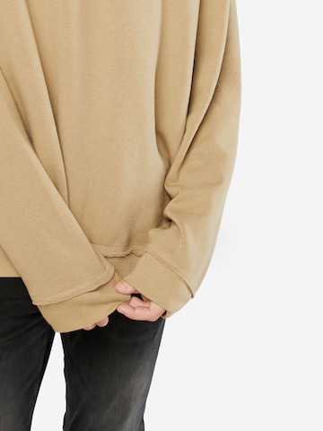 Urban Classics Pullover 'Open Edge Crew' in Beige