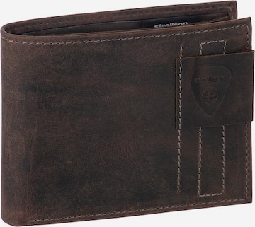 STRELLSON Wallet in Brown: front