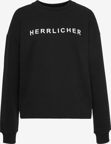 Herrlicher Sweatshirt in Black: front