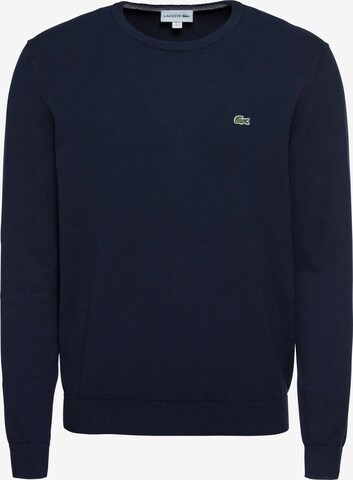 Pull-over LACOSTE en bleu : devant