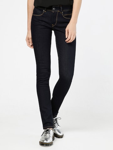 Pepe Jeans Slimfit Farkut 'New Brooke' värissä sininen: etupuoli