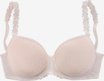 LASCANA Balconette Bra in White: front