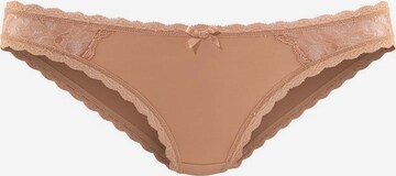 Slip LASCANA en marron : devant