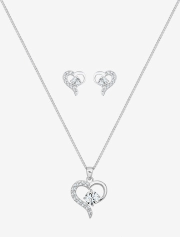 ELLI Jewelry Set in Silver: front