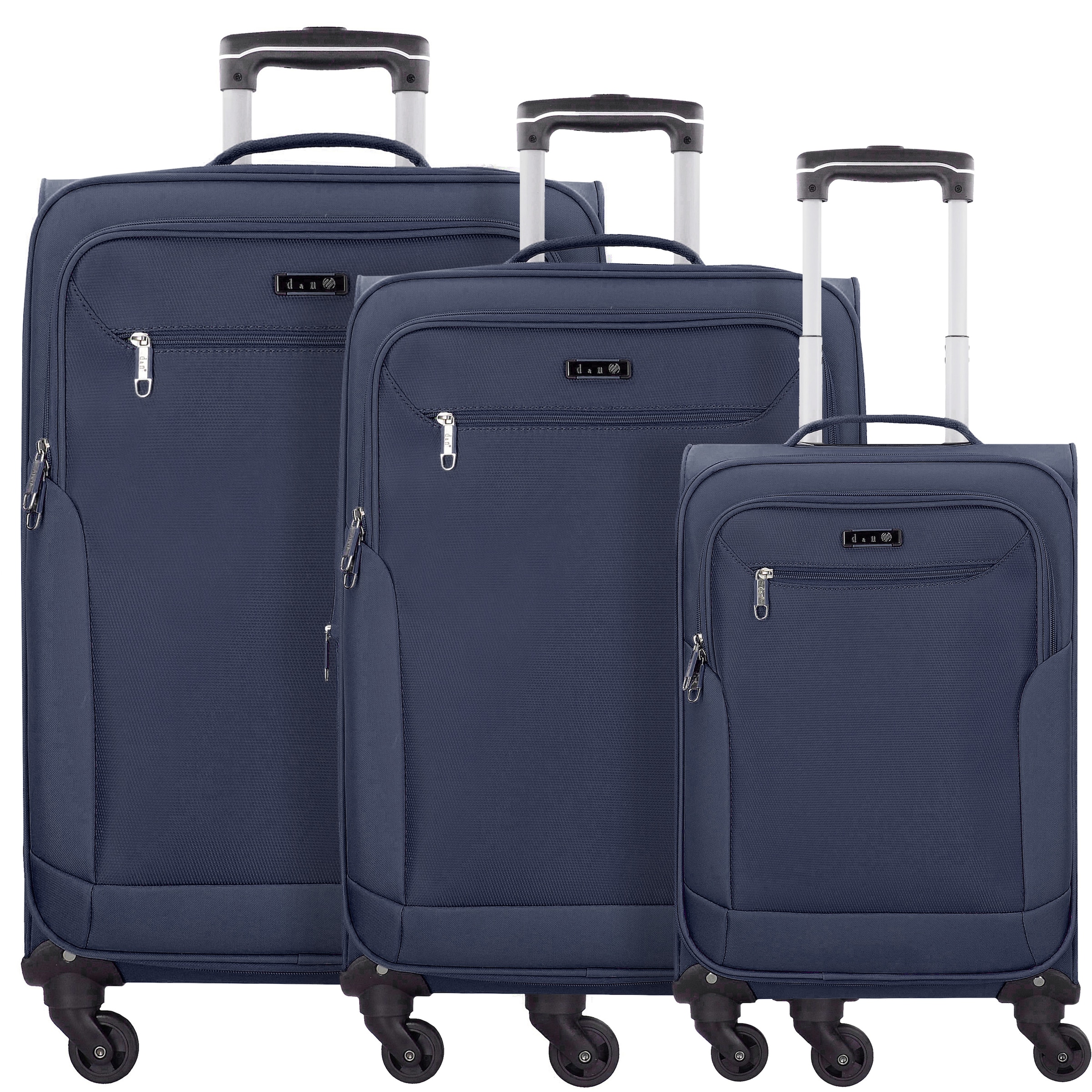 D&N Kofferset in Blauw: voorkant