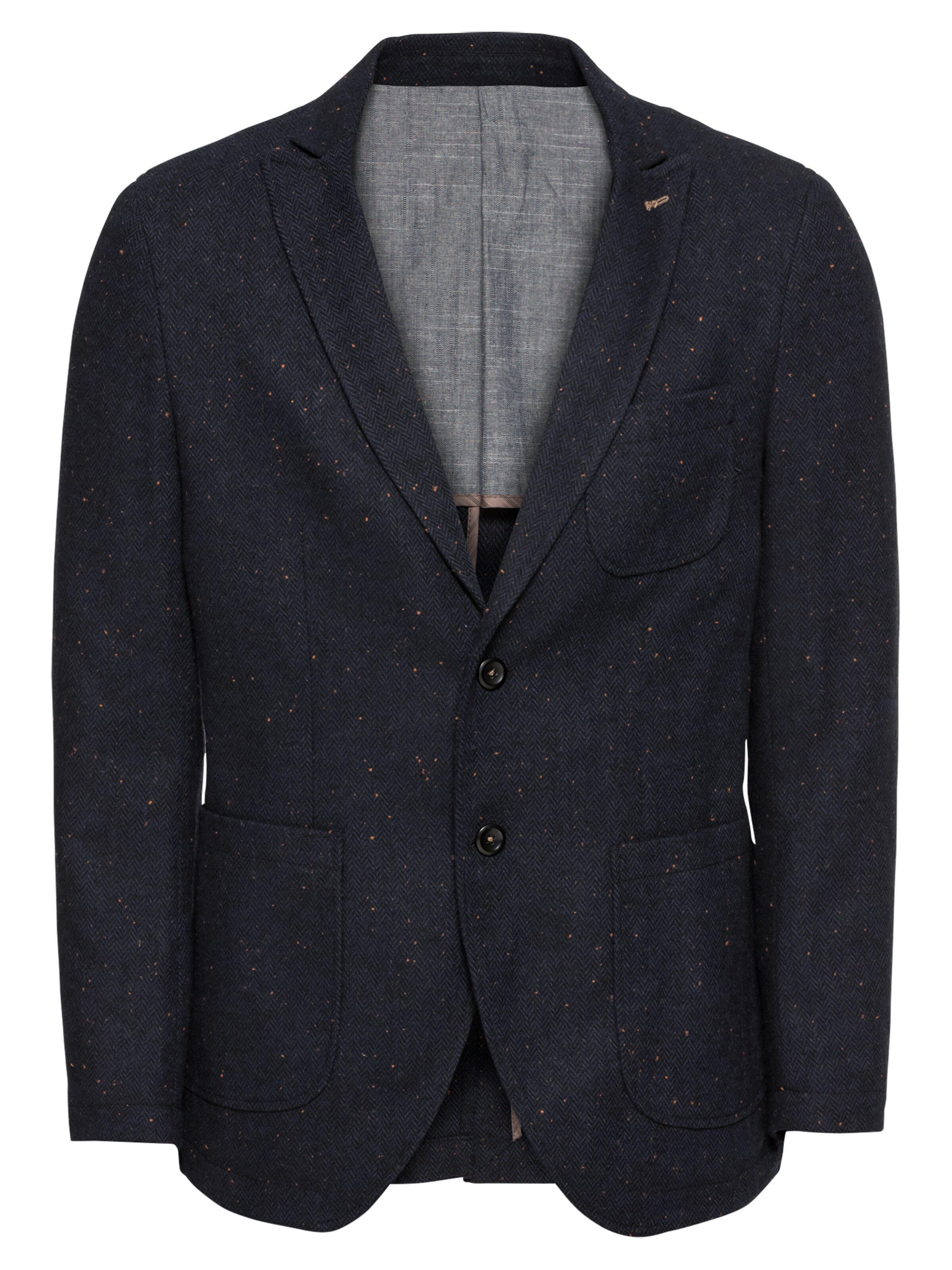 JACK & JONES - Colbert 'JPRBALE HERRINGBONE BLAZER' in de kleur Navy
