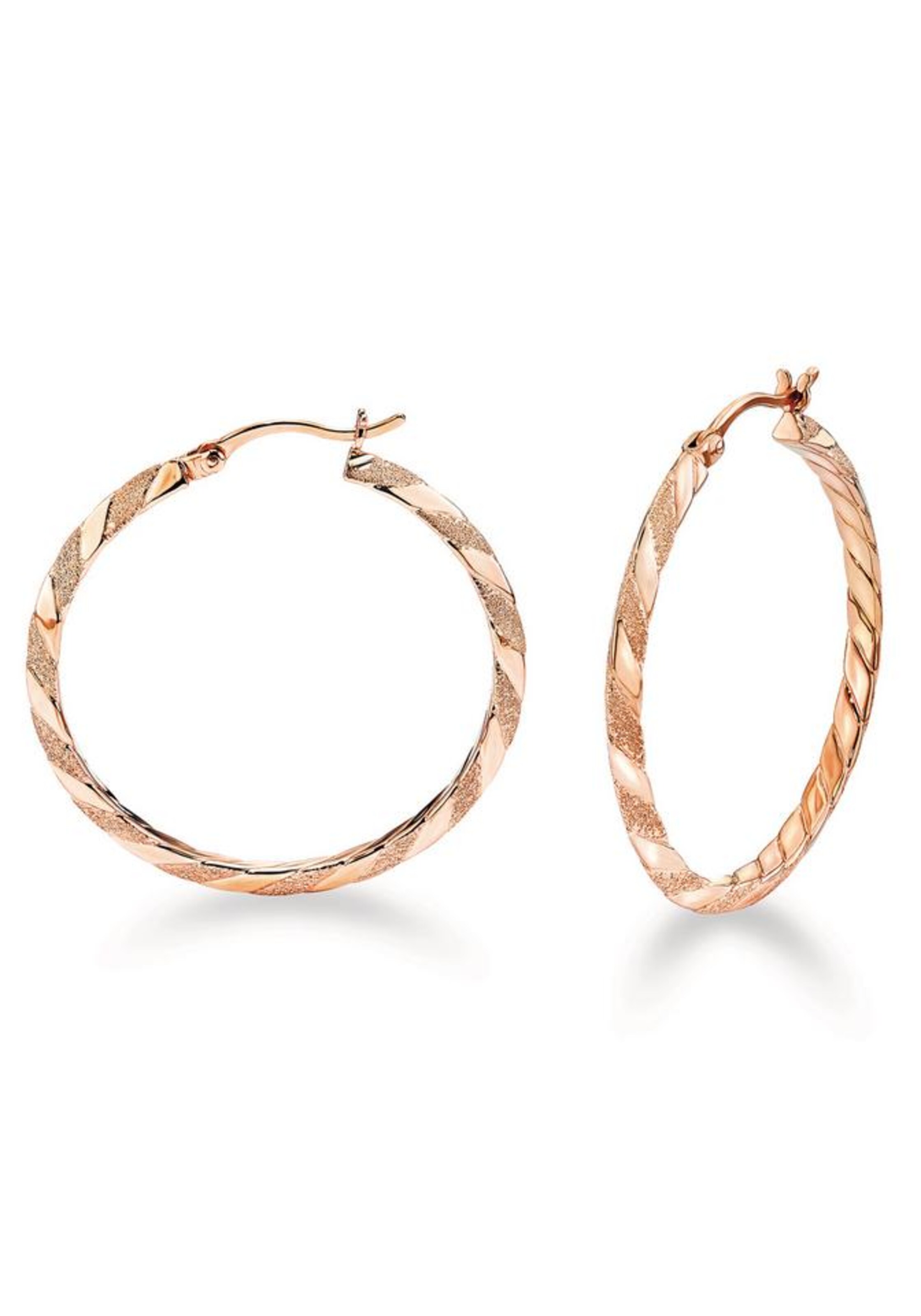 AMOR Creolen in Gold: Vorderseite