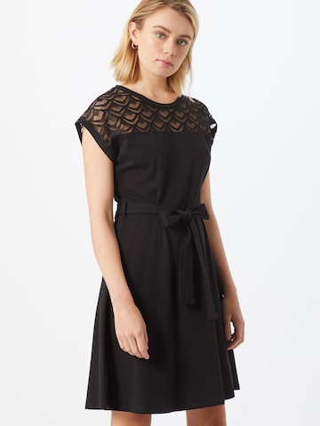 ONLY Obleka 'ONLBILLA S/L LACE DRESS JRS' | črna barva: sprednja stran
