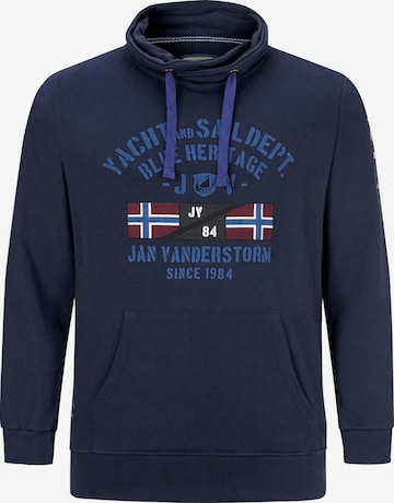 Jan Vanderstorm Sweatshirt 'Fapi' in Blue: front