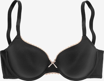 Invisible Soutien-gorge LASCANA en noir : devant