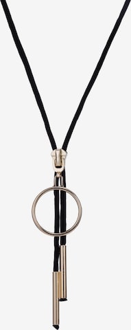 J. Jayz Necklace in Black: front