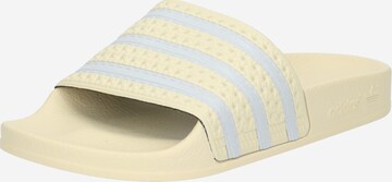 ADIDAS ORIGINALS - Sapato aberto 'Adilette' em amarelo: frente