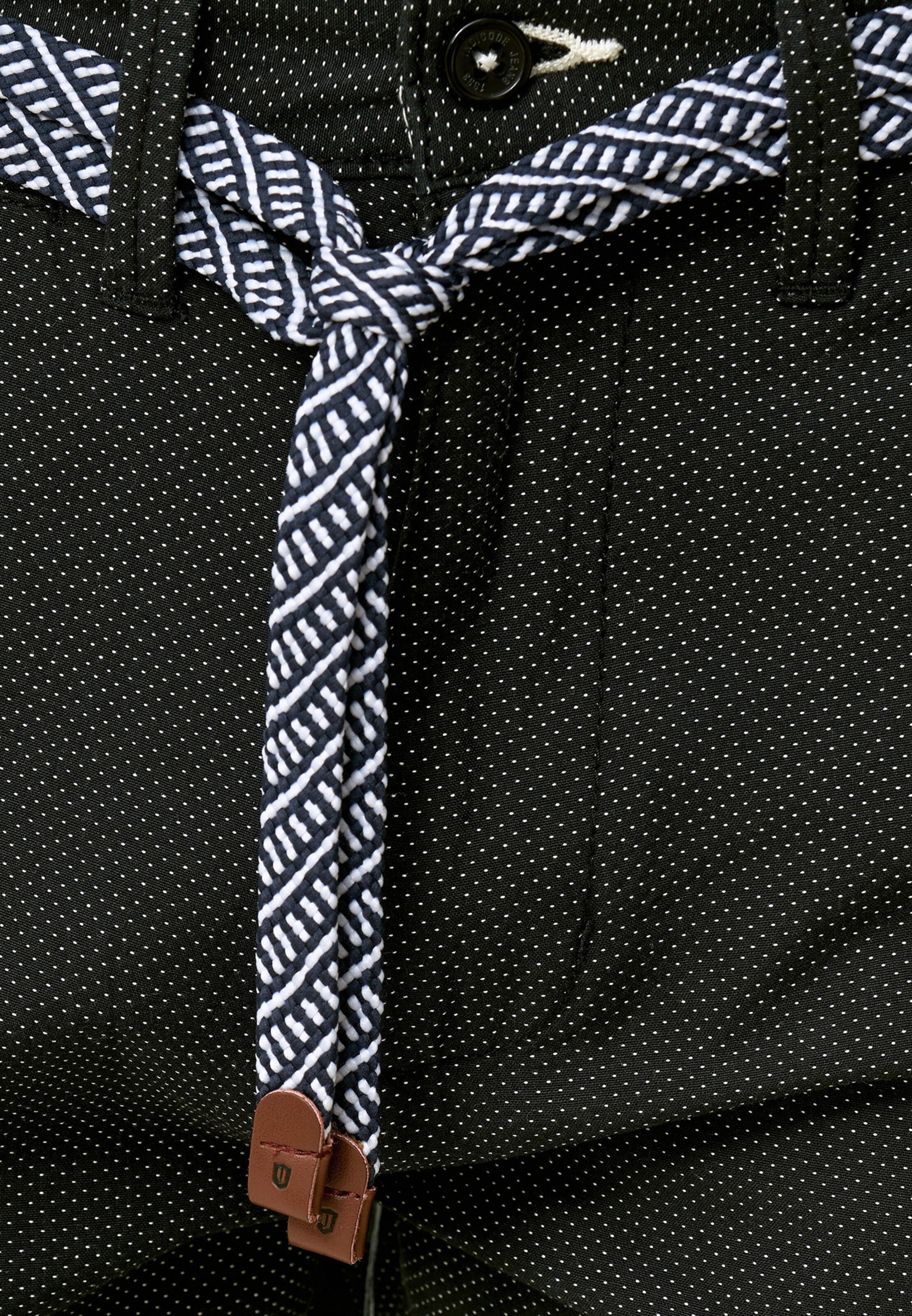 INDICODE JEANS Regular Broek 'Acton' in Zwart