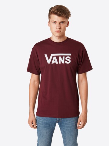 VANS - Camiseta en rojo: frente