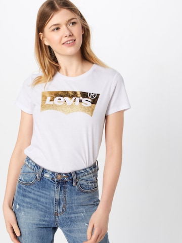 LEVI'S T-Shirt 'THE PERFECT TEE NEUTRALS' in Weiß: predná strana