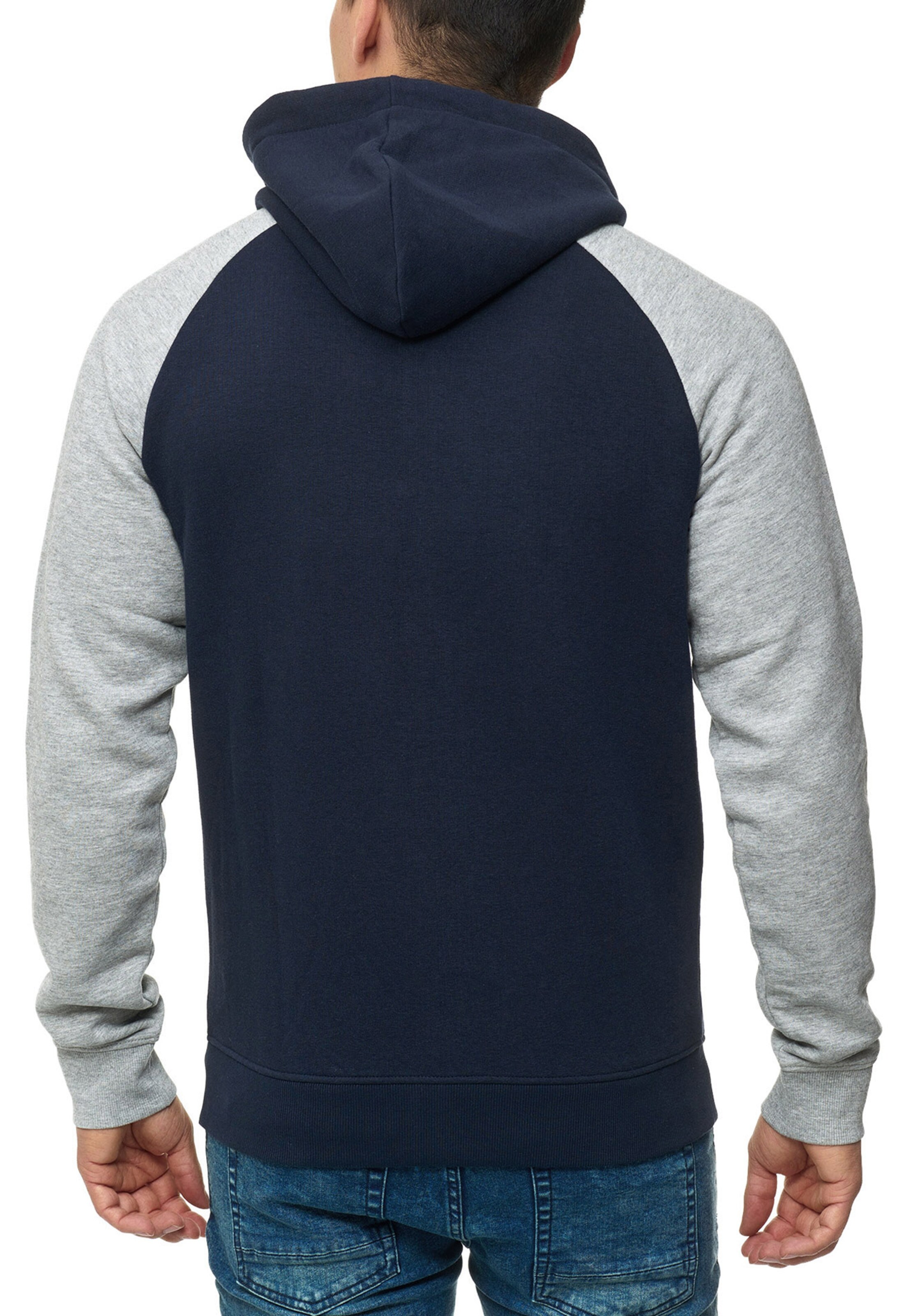 INDICODE JEANS Sweatjacke 'Arbutus' in Blau