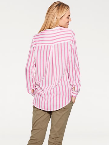 Chemisier heine en rose : derrière