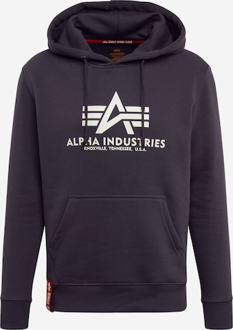 ALPHA INDUSTRIES - Sweatshirt em cinzento: frente