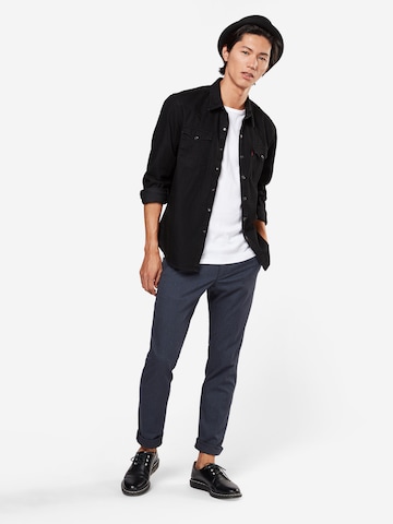 LEVI'S ® Slim fit Overhemd 'Barstow Western' in Zwart