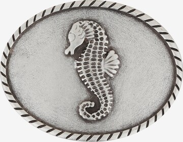 RETTUNGSRING by showroom 019° Brooch 'Seepferdchen' in Silver: front