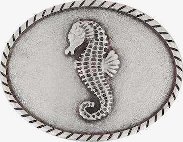 RETTUNGSRING by showroom 019° Brooch 'Seepferdchen' in Silver: front