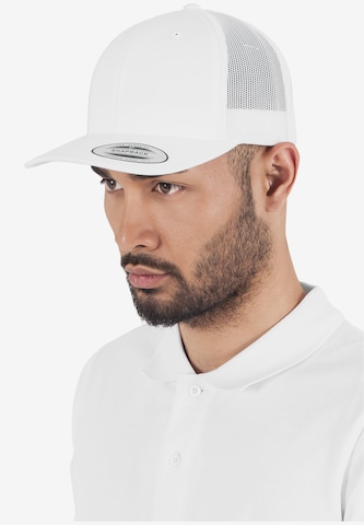 Flexfit Cap in Weiß: predná strana