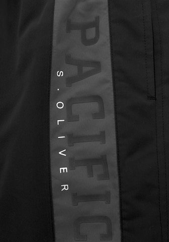 s.Oliver Board Shorts in Black