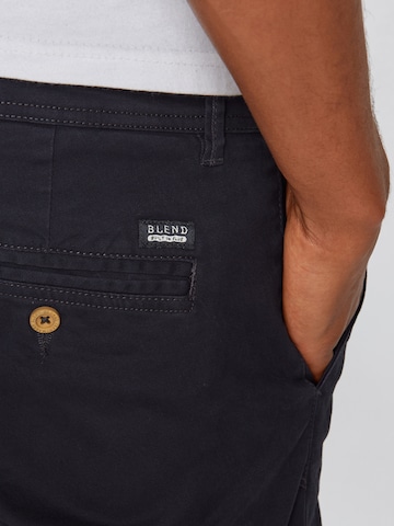 BLEND Slimfit Chino kalhoty 'Natan' – modrá