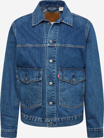 LEVI'S ® Prechodná bunda 'Patch Pocket Trucker Jacket' - Modrá: predná strana