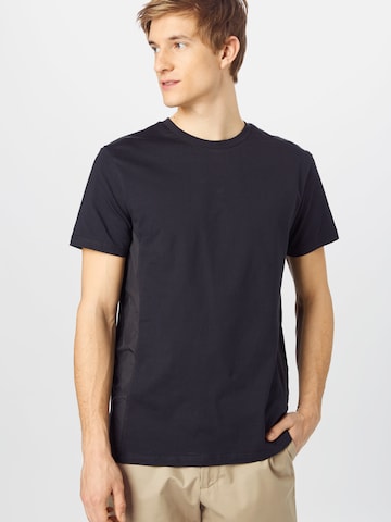 Urban Classics Regular fit Shirt 'Military Muscle' in Black: front