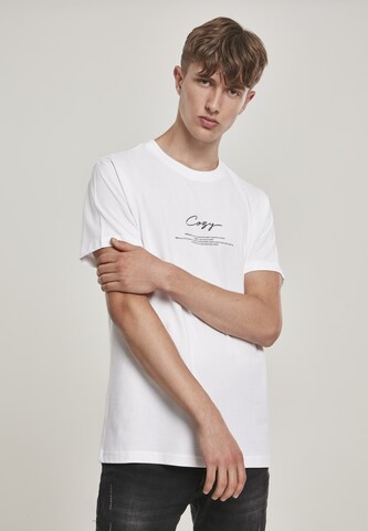 Mister Tee Shirt in Wit: voorkant