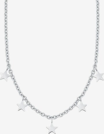 AMOR Necklace 'Sterne' in Silver: front