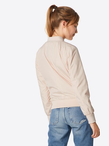 Urban Classics Between-season jacket in Pink: back