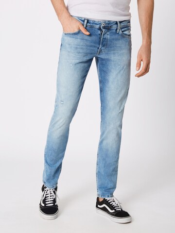 JACK & JONES Slimfit Jeans 'JJGlenn JJOriginal' in Blau: Vorderseite