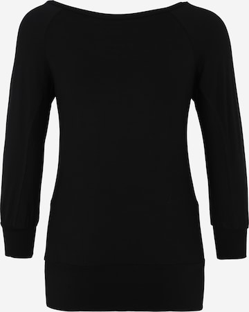 CURARE Yogawear Shirt 'Flow' in Schwarz: zadná strana