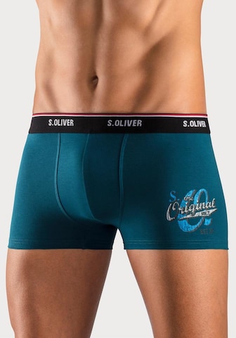 s.Oliver Boxer shorts in Blue: front