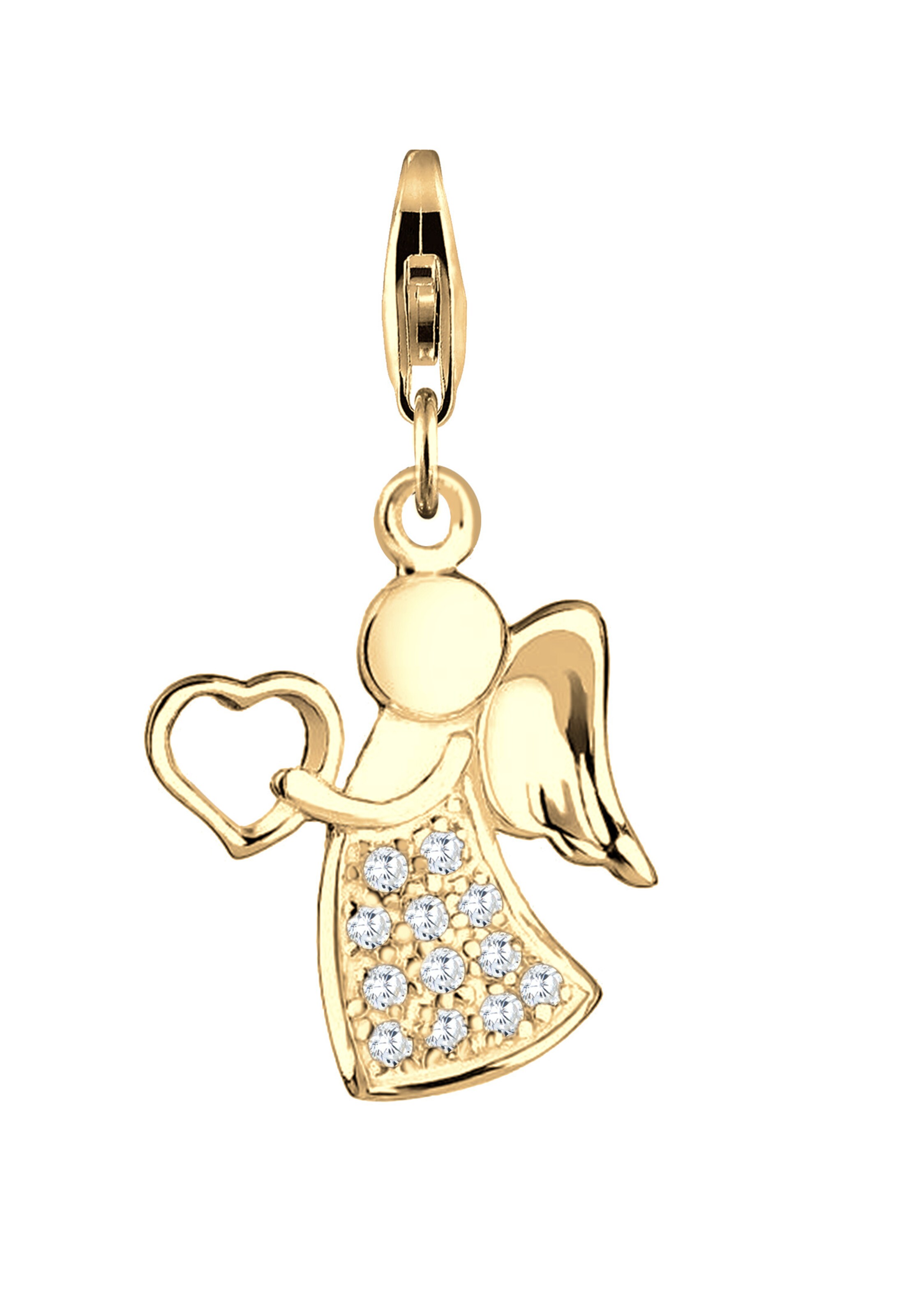 Nenalina Charm 'Engel' in Gold: Vorderseite