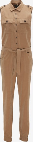 DREIMASTER Jumpsuit in Beige: voorkant