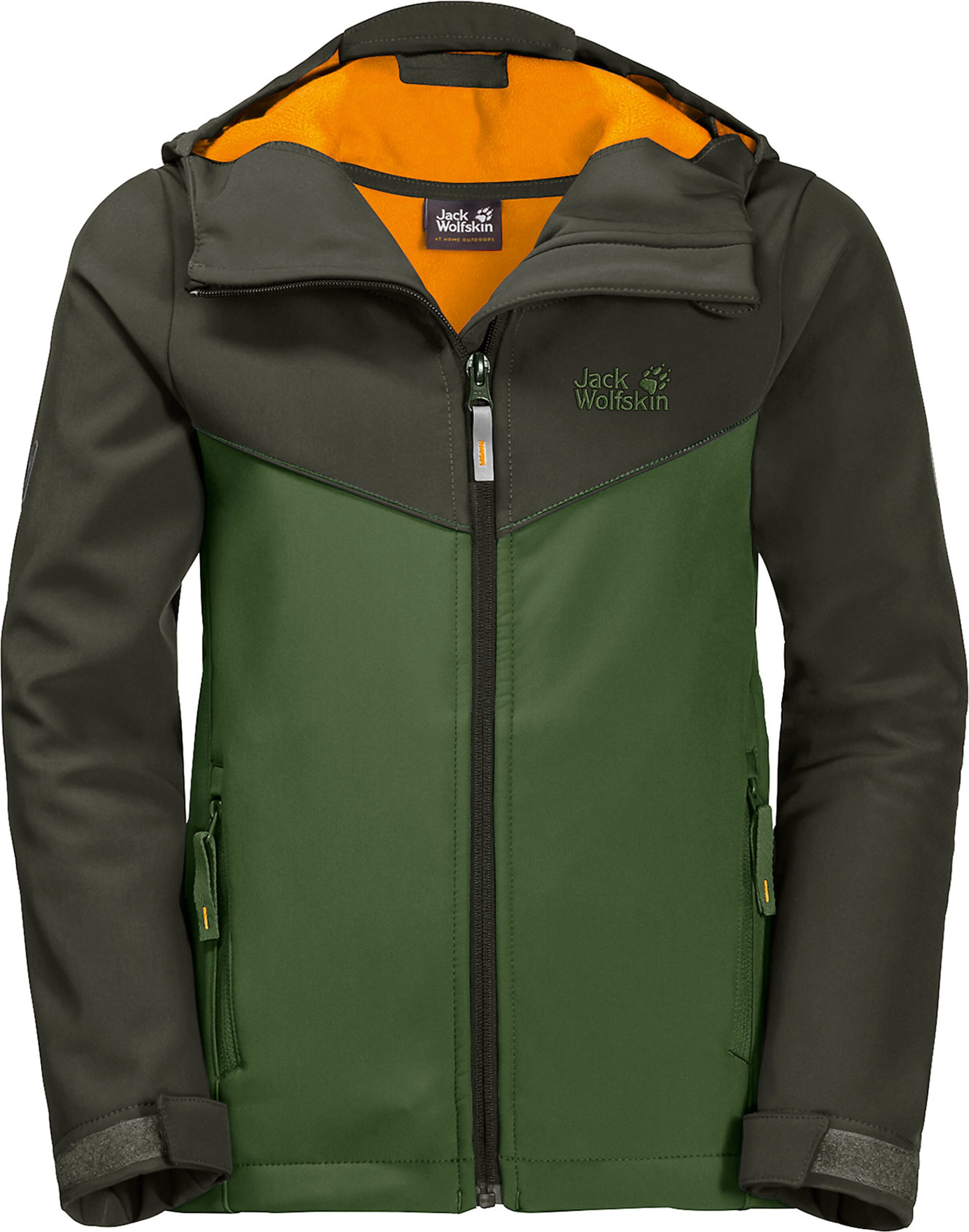 JACK WOLFSKIN - Softshelljacke 'Windmill Road' in grün