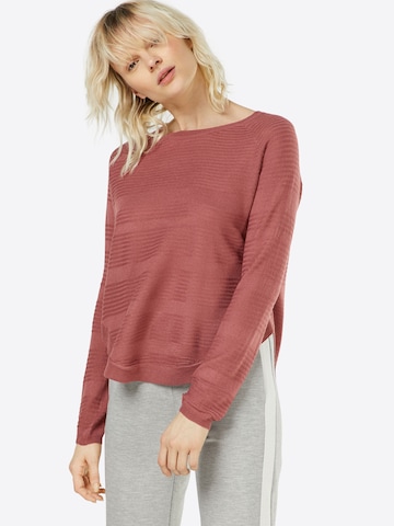 Pull-over 'CAVIAR' ONLY en rouge : devant