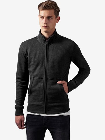 Veste de survêtement Urban Classics en gris : devant