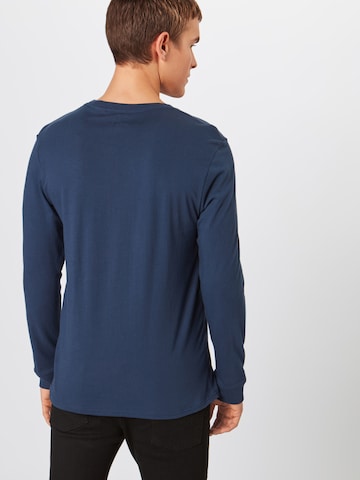 LEVI'S ® Regular fit Тениска 'LS Original HM Tee' в синьо: отзад