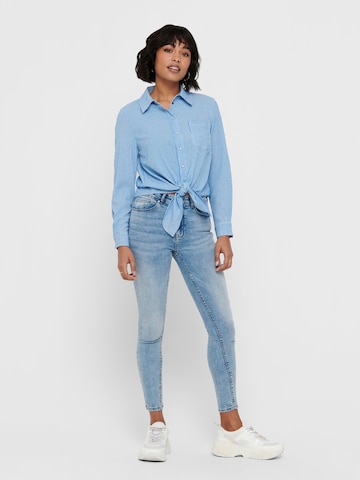 Camicia da donna di ONLY in blu: frontale