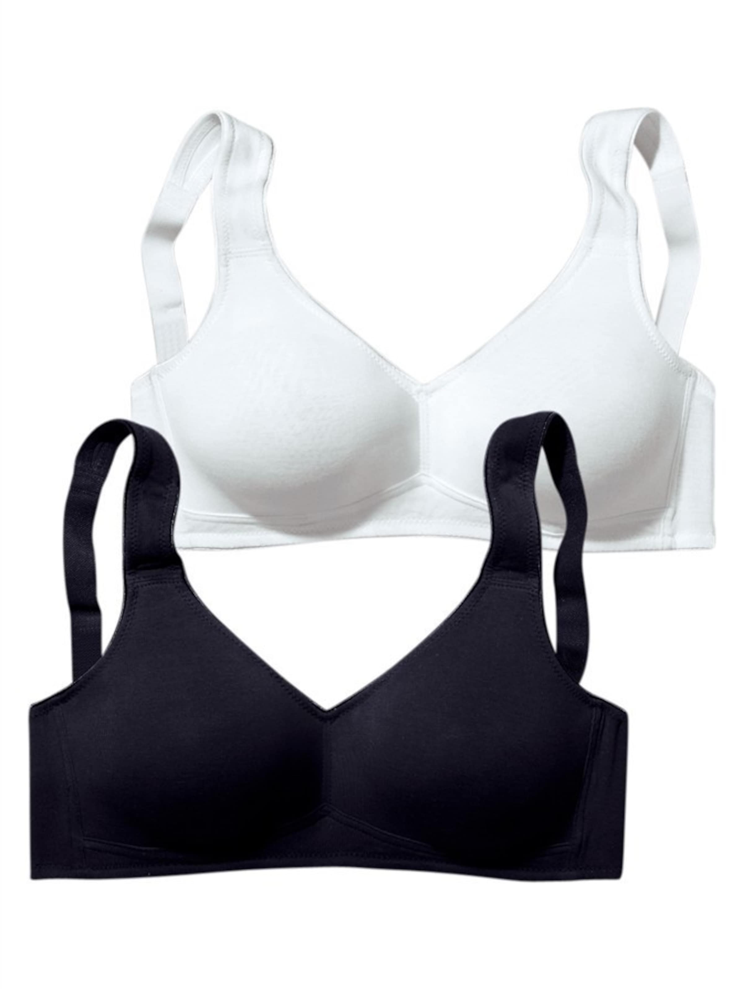 Regular Sutien de la PETITE FLEUR pe negru: față