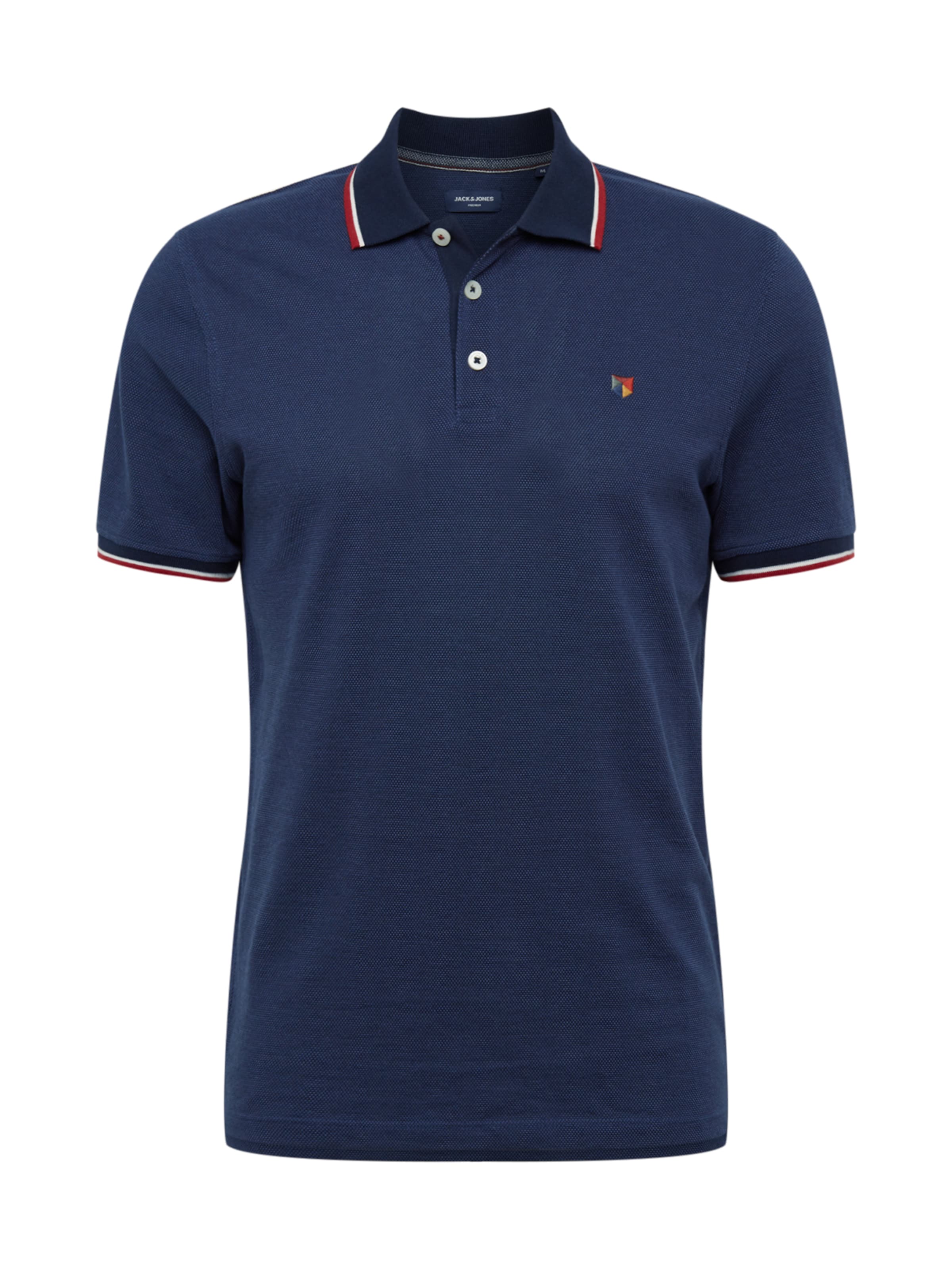 JACK & JONES Regular Fit Poloshirt 'Bluwin' in Blau: Vorderseite