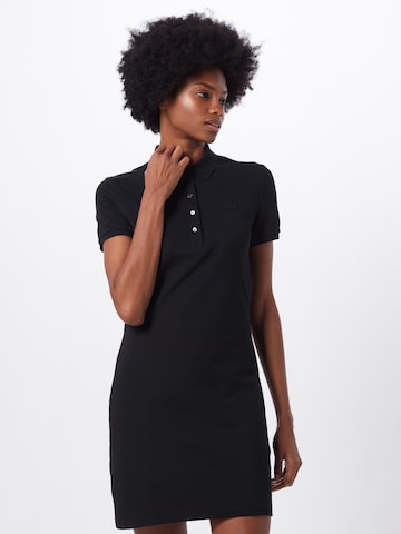 LACOSTE Kleid 'Robe' in Schwarz: predná strana