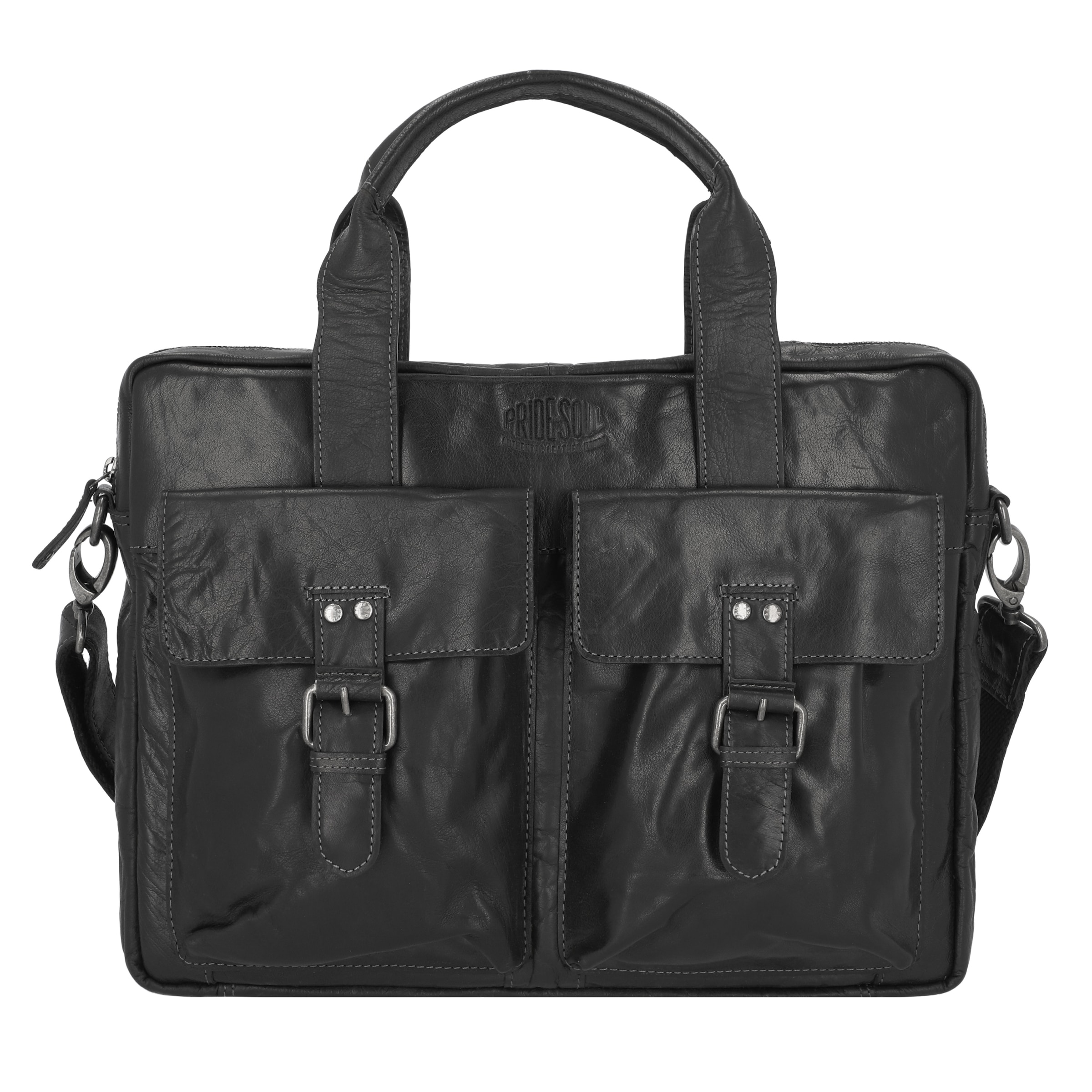 Pride and Soul Document bag in Black: front